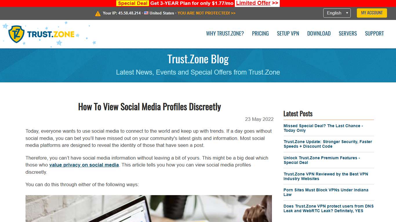 How To View Social Media Profiles Discreetly - Trust.Zone